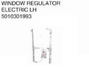 RENAULT OLD PREMIUM TRUCK Window regulator OEM 5010301993 ELECTRIC LH