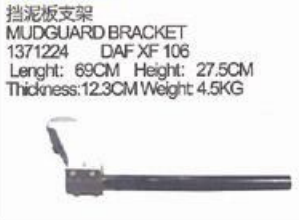 DAF XF 106 REAR MUDGUARD BRACKET OEM 1371224