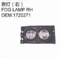 DAF XF105 TRUCK FOG LAMP RH 1725271 LH 1725270