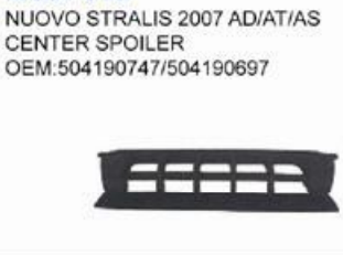 IVECO NUOVO STRALIS 2007 AD/AT/AS CENTER SPOILER oem 504190747/504190697
