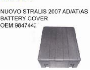 IVECO NUOVO STRALIS 2007 AD/AT/AS BATTERY COVER oem 9847442