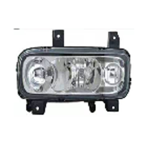 9738202361  9738202261,BENZ TRUCK HEAD LAMP LHD WITH CRYSTAL GLASS /ELECTRIC CABLE WITHOUT MOTOR/ FOG LAMP