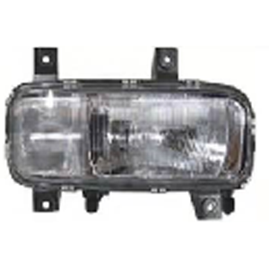 9738201061  9738200961,BENZ TRUCK HEAD LAMP LHD WITH PATTERN GLASS /ELECTRIC CABLE WITHOUT MOTOR/ FOG LAMP