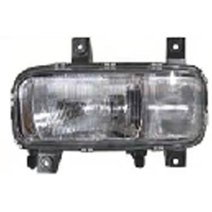 9738201061  9738200961,BENZ TRUCK HEAD LAMP LHD WITH PATTERN GLASS /ELECTRIC CABLE WITHOUT MOTOR/ FOG LAMP