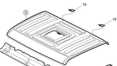 20425485 ROOF for VOLVO 