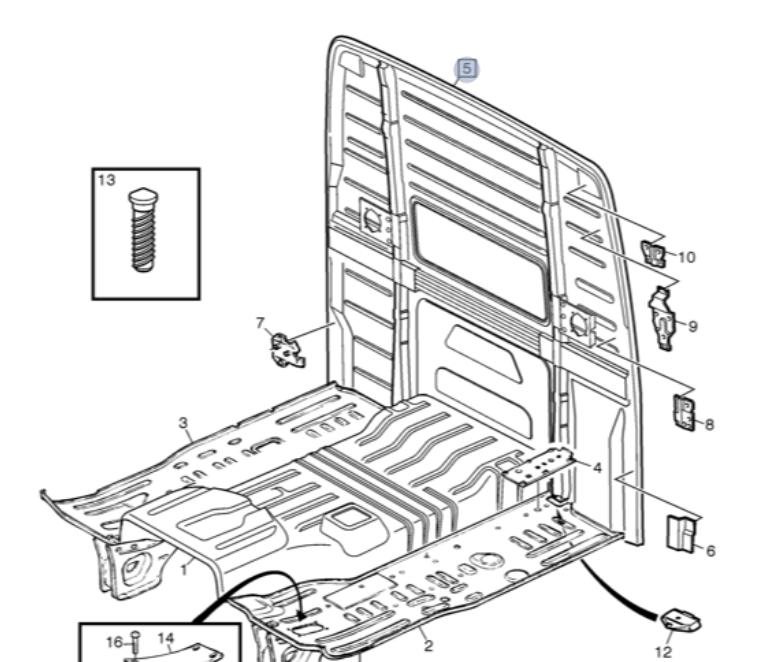 20383514/20498699 CAB FLOOR for VOLVO 