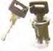 1072475 DOOR LOCK CORE WITH KEY LH for VOLVO 