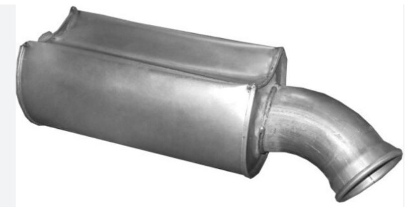 1675864 MUFFLE for VOLVO 