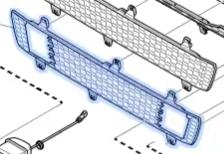 2714989 AIR OUTLET for SCANIA 