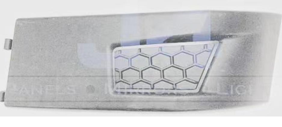  FOG LIGHT FRAME(WHITE WITHOUT FOG LIGHT HOLE )LH for RENAULT 