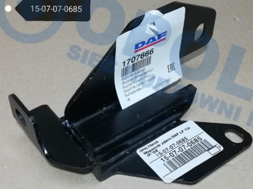 1707666 BUMPER BRACKET RH for  DAF 