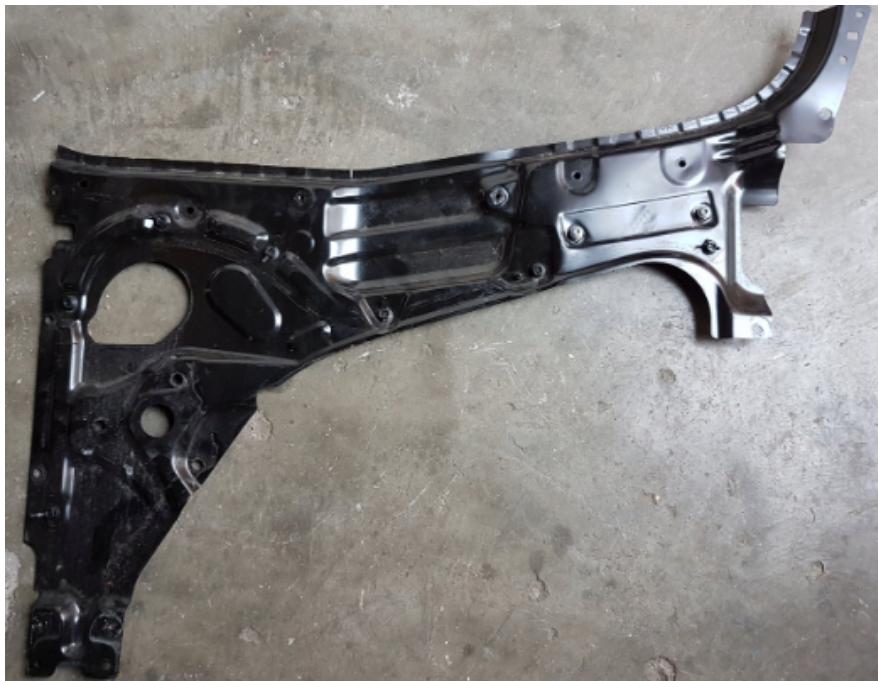 9607202703 DOOR INNER PANEL LH for BENZ 