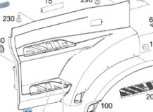 9606665903 FENDER LH      for BENZ 