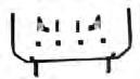  SUNVISOR BRACKET（03＂) for  IVECO 