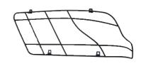 5802952818 PROTECTIVE GRILLE RH for  IVECO 